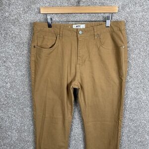 Jetty Khaki Canvas Pants Men's Size 33x30 Modern Stretch‎ Surf Outdoors